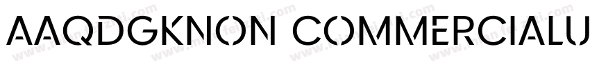 AaQDGKNon CommercialUse字体转换